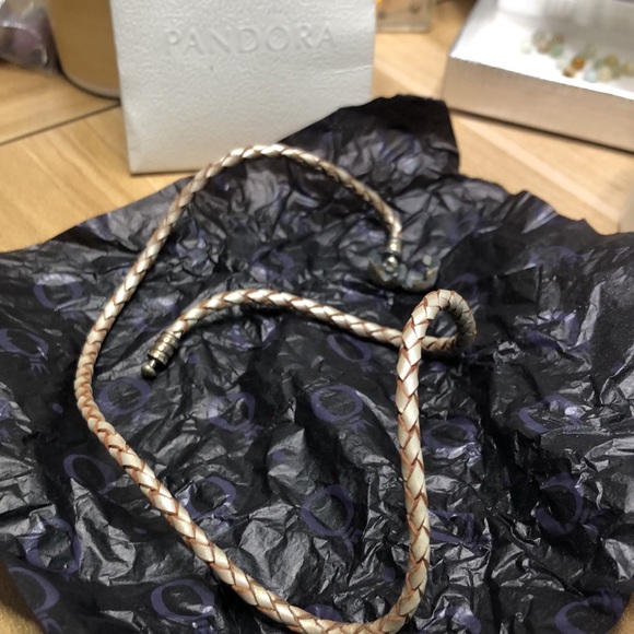 Pandora double leather bracelet - Picture 7 of 10